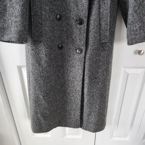 Forecaster of Boston Double Breasted 100% Wool Trench Coat - Picture 11 of 11